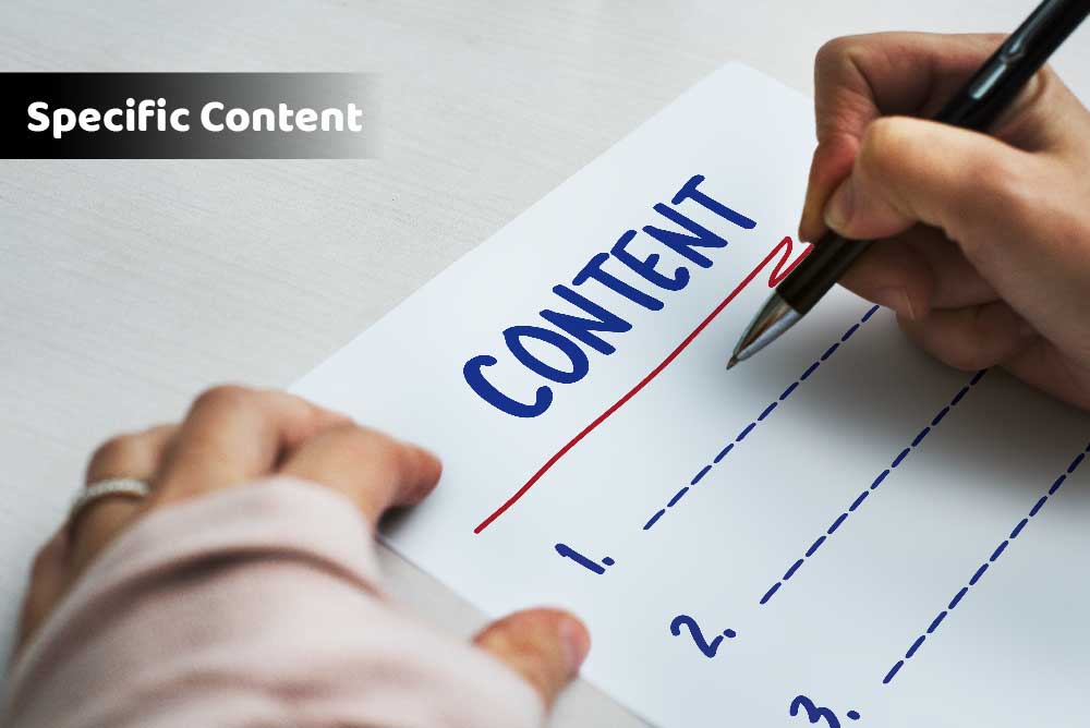 Specific Content