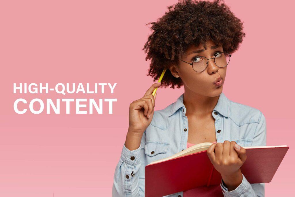 Crafting High-Quality Content full SEO